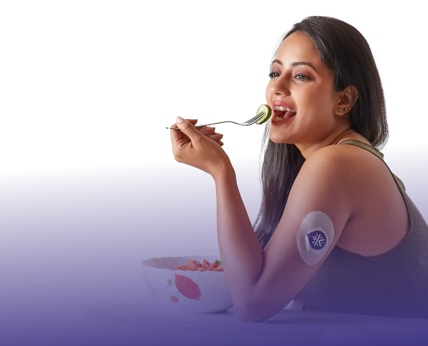 Diabetes Girl with CGM asking questions